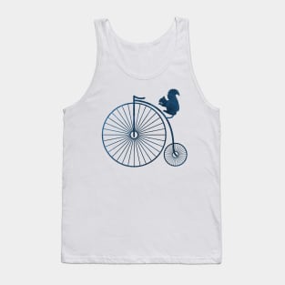 Squirrel on a high wheel Tank Top